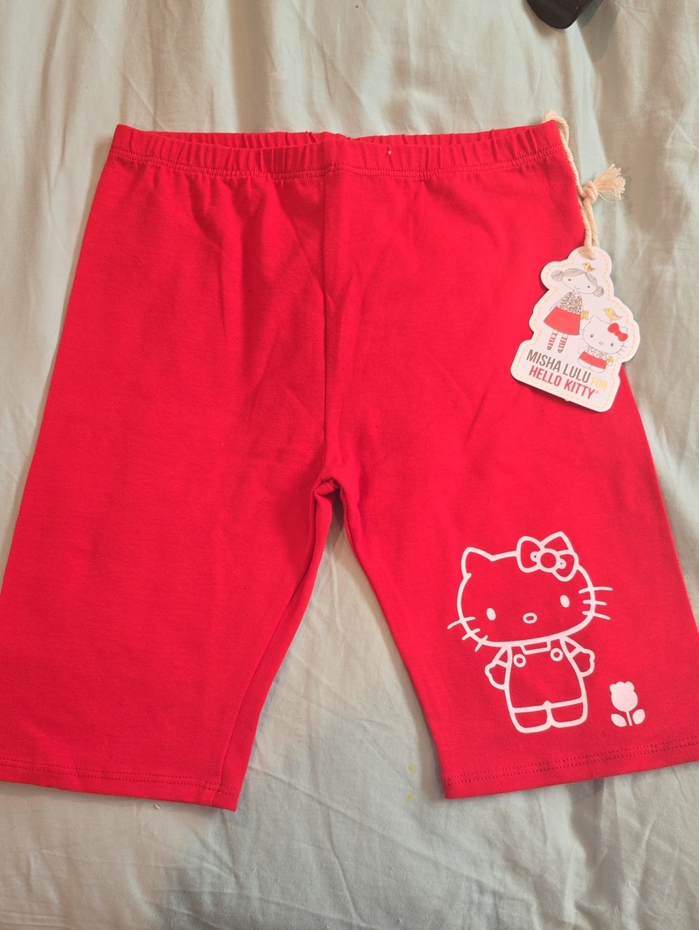 Hello Kitty Red Girls' Stretch Knit Shorts